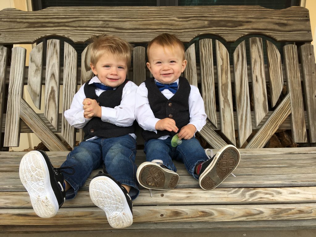 Kids on Porch Swing