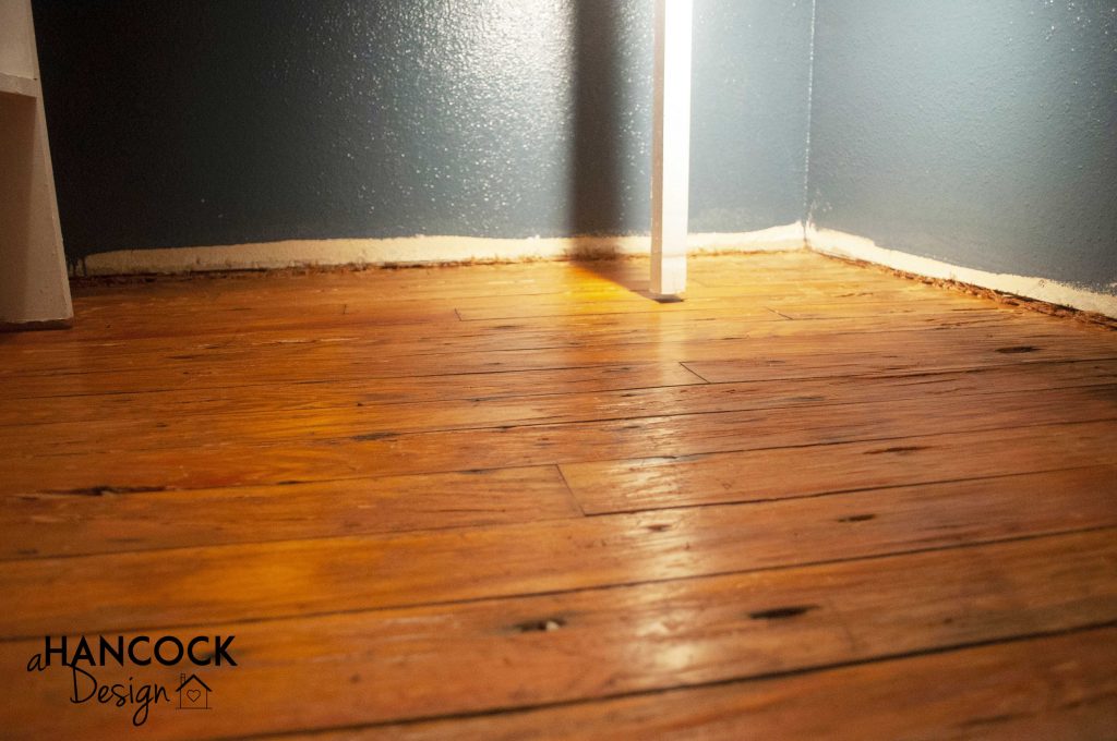 Pantry flooring cleaned up