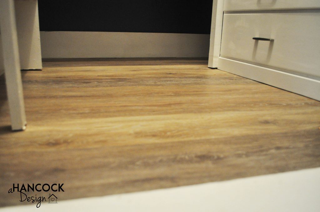 Luxury plank vinyl flooring