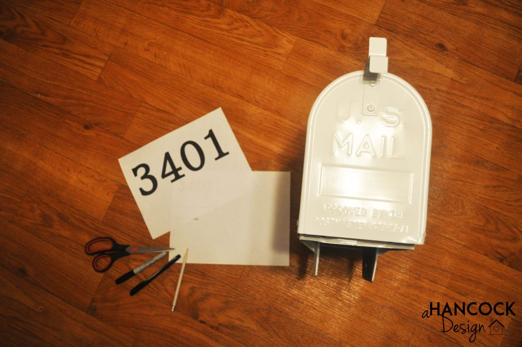 Mailbox DIY stencils