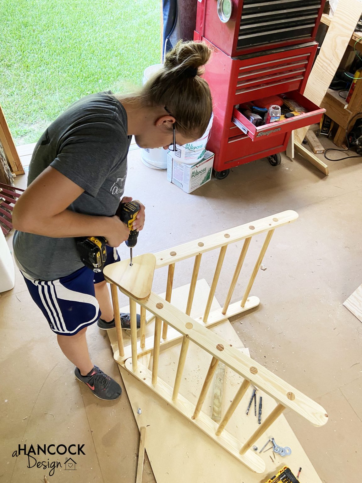 DIY Montessori Climber - How To Build A Pikler Triangle - A Hancock Design