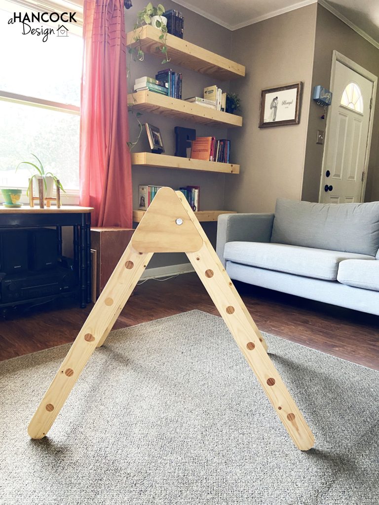 montessori pikler triangle diy