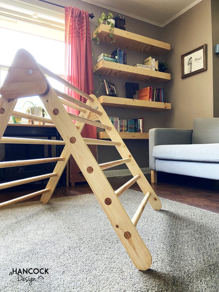 montessori pikler triangle diy