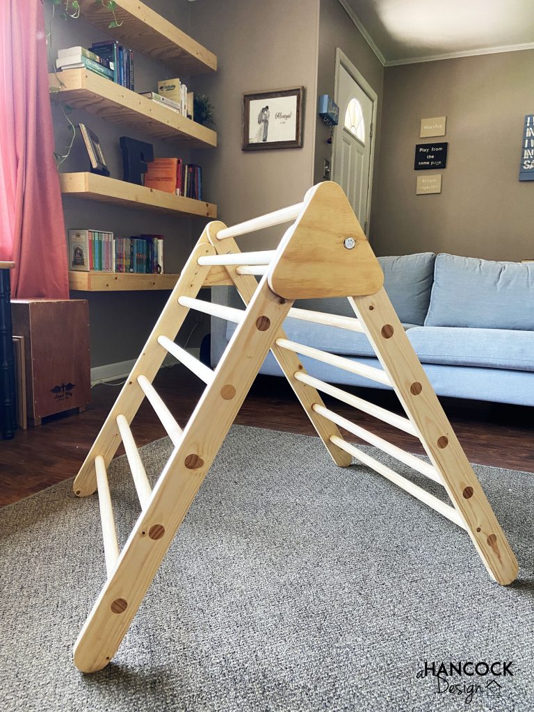 montessori pikler triangle diy