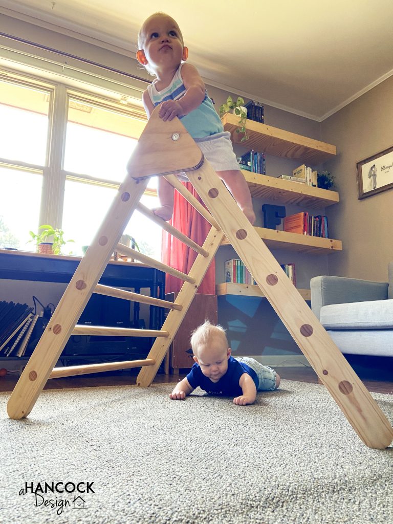 montessori pikler triangle diy