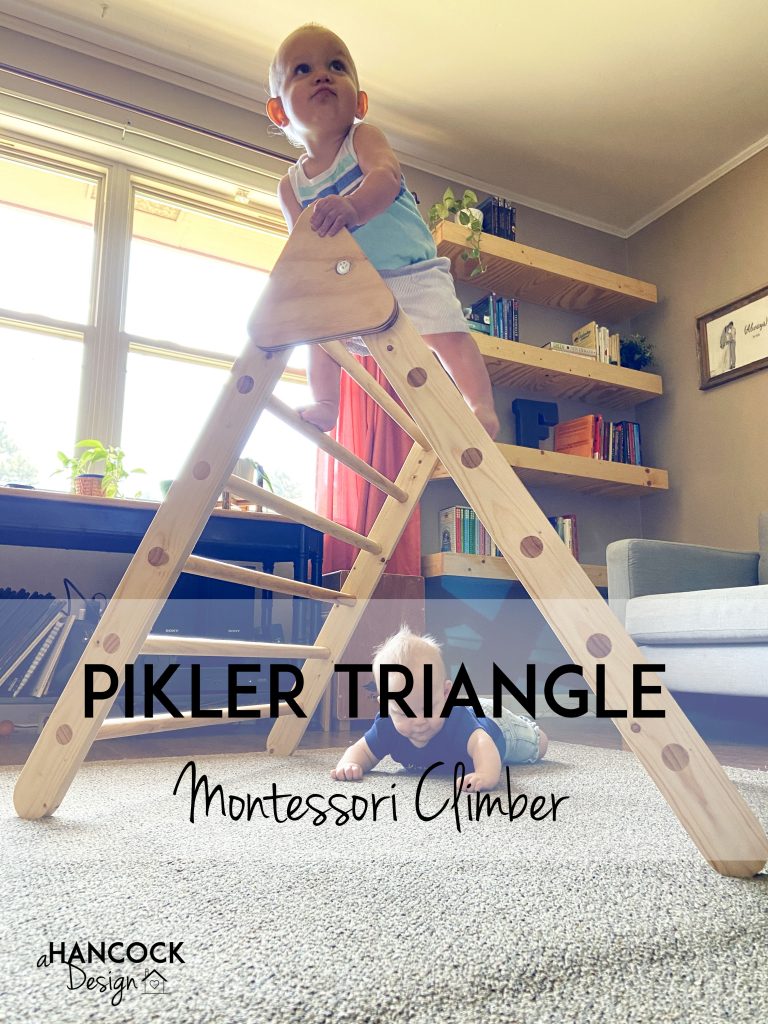 montessori pikler triangle diy