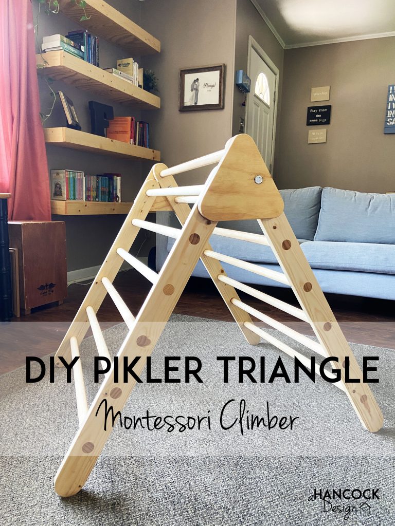 Pikler Triangle Easel Attachment. Turns Pikler Triangle into Easel